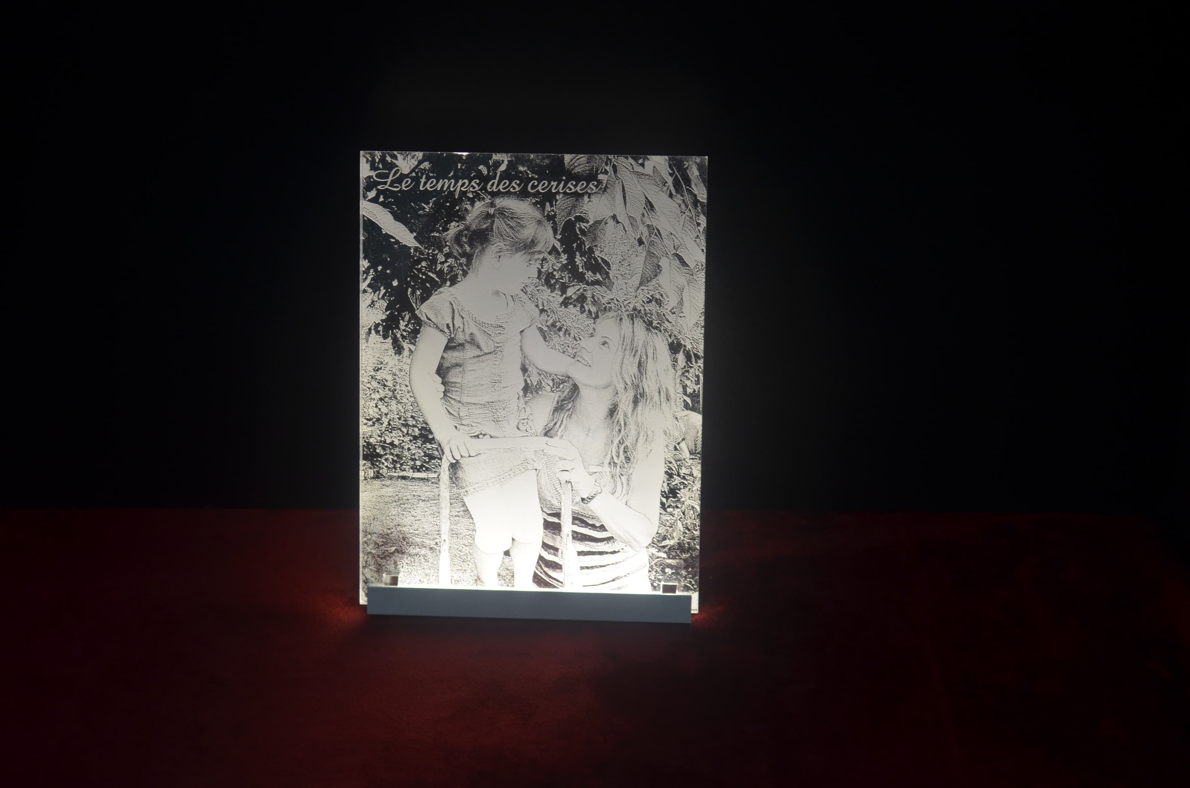 Plaque plexiglas 8mm 15x20cm gravé